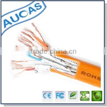 computer data cebel Cat6a UTP orange Flat Patch Cable