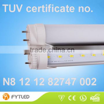 New SMD2835 1200mm 20W T8 RGB LED tube UL TUV PSE CE SAA standard