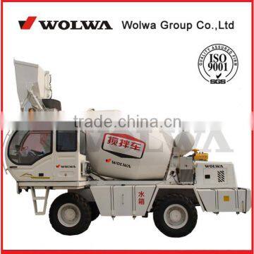 self loading cement mixer truck 2CBM mixing capacity