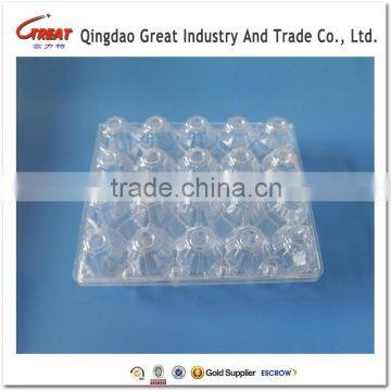 Disposable Plastic Egg Container 30 Holes Clamshell Bilster Egg Tray 30 Cells photo-6
