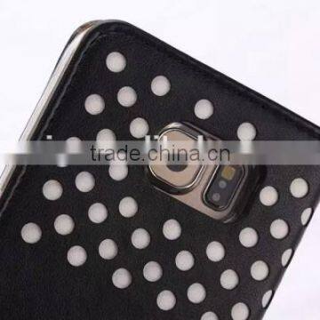 Phone Case Empty Thread Polka Dot PU+ TPU Wallet Case With Stand, For Samsung Galaxy S6 Edge Leather Case photo-5