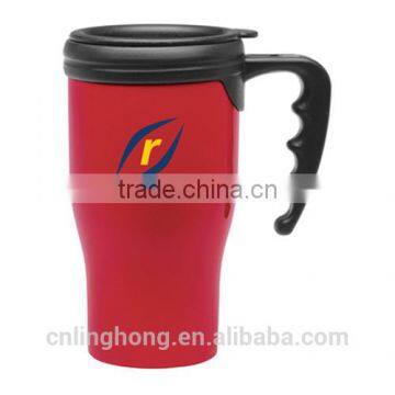 plastic & stainless steel auto mug