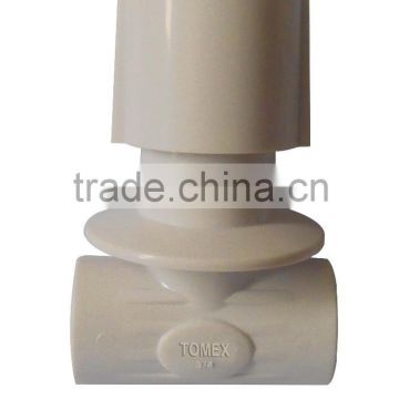 pvc-u stop valve high quality reasonable price all kinds of standard (astm,din,bs,jis)