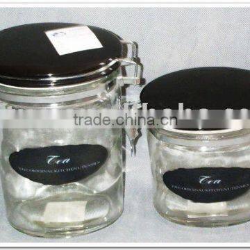 Clear glass kitchenware