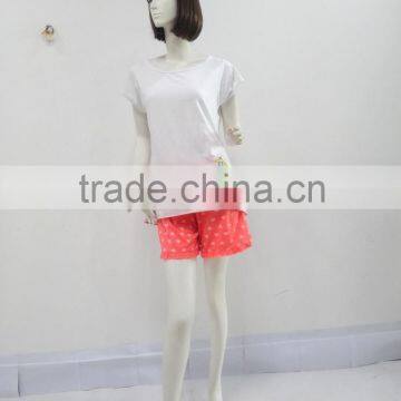 Leisure Simple Behind the Small Sexy With Refreshingly Loving Heart Shorts Pajamas Women photo-2