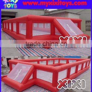 XIXI Customized High quality PVC inflatable stadium soapy field for sale