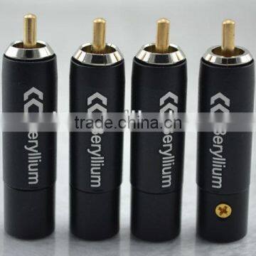 Audiocrast CC Beryllium black RCA Connector