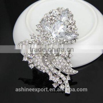 Bridal Exuisite Noble Bulk Crystal Rhinestone Brooch/handmade Rhinestone Brooch photo-2
