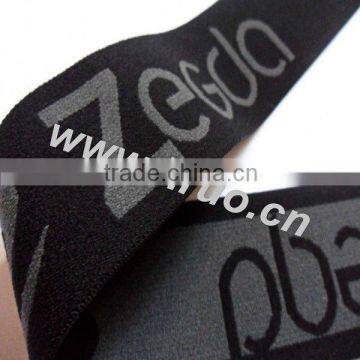 Nylon patterned elastic webbing for underwear