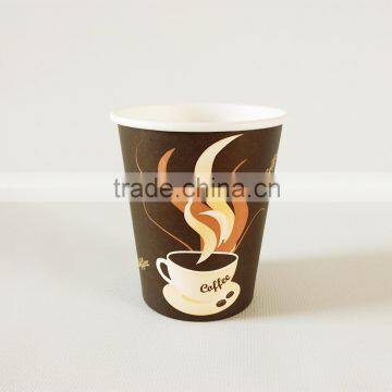 8oz 250cc Single Wall Printed Paper Coffee Cups