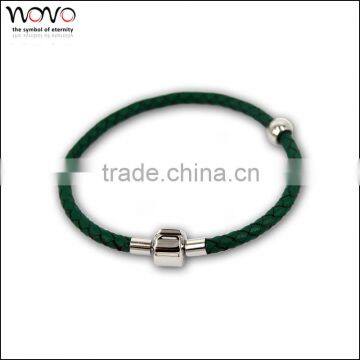 Fashion Jewerly Cheap Stain Less Steel 2014 Newest Handmade Fashion Leather Bracelet photo-3