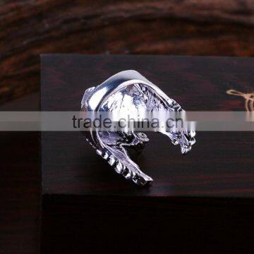 Hot New Design Fashion Jewelry Men's Ring Creature Ring Old Silver Ring for Boy photo-3
