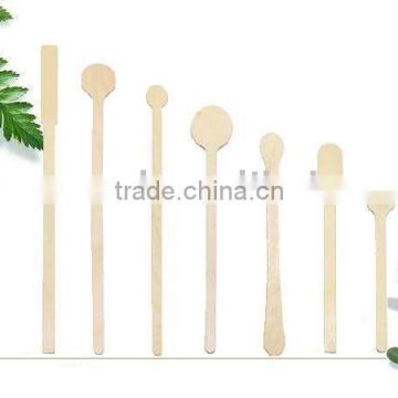 Wooden coffee stirrer