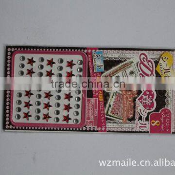 Latest DIY acrylic mobile phone crystal sticker/acrylic sticker