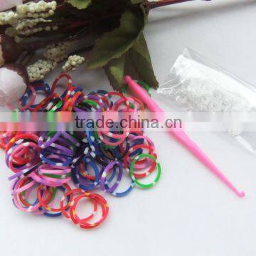 Good quality tie dye loom bands rubber band loom kit loom bands Custom OEM