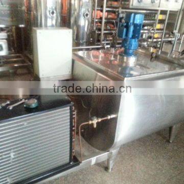 Bulk milk cooling tank