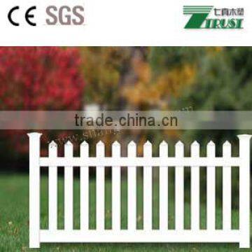 PVC White Picket Fence