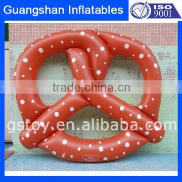 Popular Party Pool Fun Inflatable Pretzel Mattress Raft