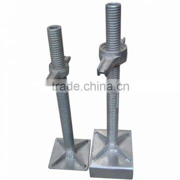 Q235 Solid and Hollow Adjustable Steel Scaffolding Screw Jack Base for Construction