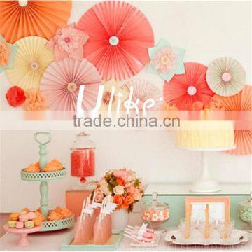 Fancy Wedding Favor Fan Flowers Lantern