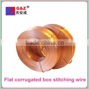 High performance copper corrugated box stitching wire