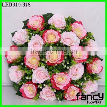 12 heads artificial rose flower wedding artificial flower