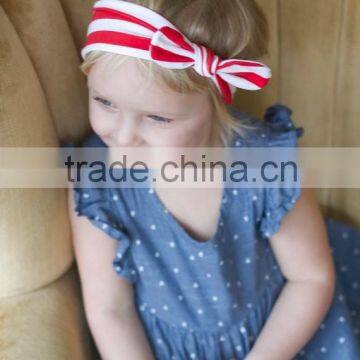 Wholesale Colorful Gingham Toddler Girls Cute Headband Hair Warp photo-3