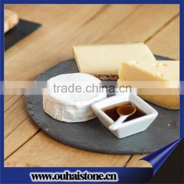 Black stone plate dinning plate set cheese board stone wholesale