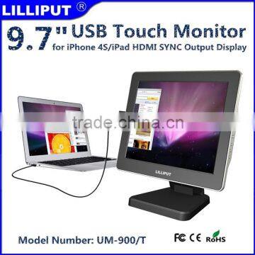 Lilliput 9.7" USB Touch Monitor for iPhone 4S HDMI SYNC Output Display