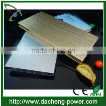 High capacity slim design battery power bank 10000mAh rohs power bank with CE ROHS