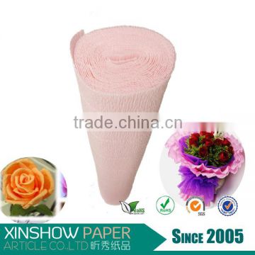 News 2016 Artificial flowers double sided crepe paper roll