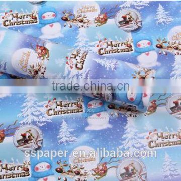 new designs wrapping paper sheet 60g wrapping paper for christmas package printing