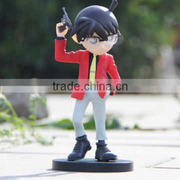 Janpan Famous detective PVC anime figures/OEM lifelike PVC model toy anime figure/custom design plastic figures factory