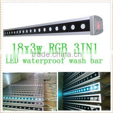 LED BAR light 18x3w RGB 3in1 led wall washer light