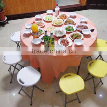 5FT Round Plastic Banquet Table for 6 to 8 Person Used photo-2