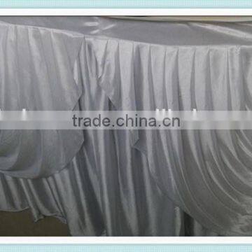 YHK#21 swag table skirt - polyester banquet wedding wholesale chair cover sash table cloth skirt linen