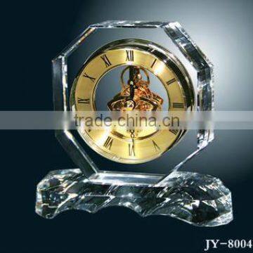 Crystal Clock Decoration Glass Clock