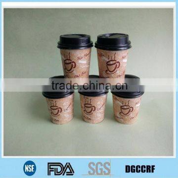 disposable coffee paper cup bucket food container