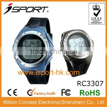 Blue DCF Digital 3 ATM Water Resistant Digital Radio Controlled Watches