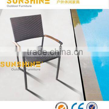 cheap hotsale Single aluminum tube rattan chair