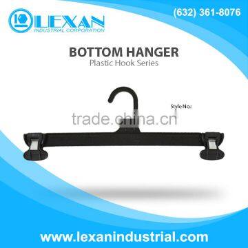 6114 - 14" Plastic Pinch Grip Hanger with Plastic Hook for Bottoms, Pants, Skirts, Shorts (Philippines)