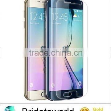 Retail package Tempered Glass Clear Film cover For Samsung Galaxy S6 Edge