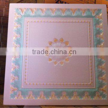 decorative gypsum fiber ceiling tiles