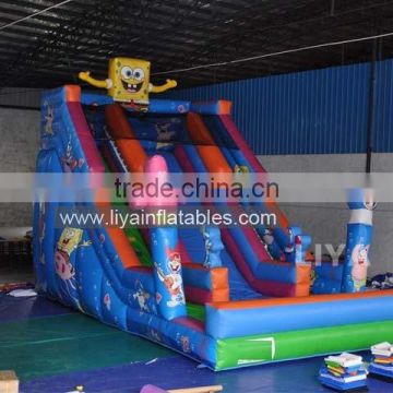 EN14960 New designed inflatable slide with obstacle,inflatable obstacle slide