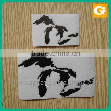 Die Cut Big Lake Design Window Transparent Sticker