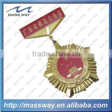 Promotional metal gold custom die casting 3D zinc alloy medal