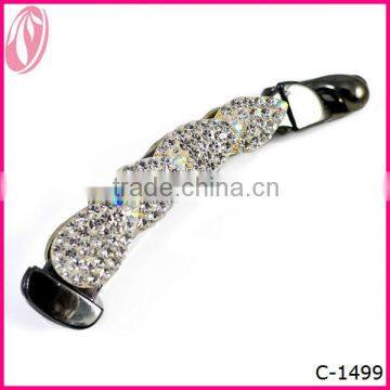 Fashion Korean Style Accessories Sterling Diamond Jewelry clear claw hair clips For Bridal