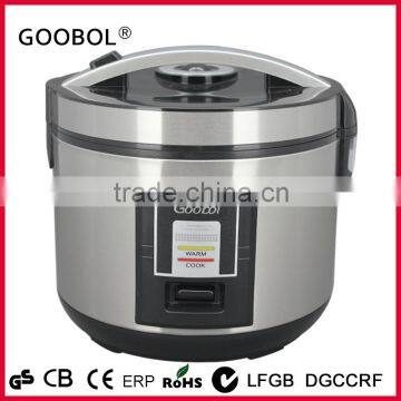 Deluxe Rice Cooker With Stainless Steel Shell