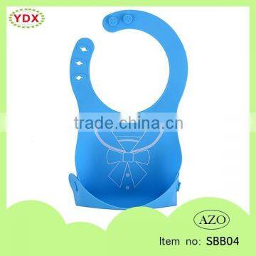 2015 New design waterproof eco friendly silicone baby kid bibs