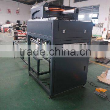 Hot Melt Glue Machine Double Side With Automatic Transfer for Pvc Sheets photo-2